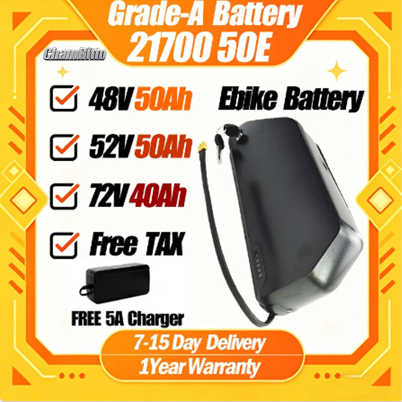 Electric Bicycle Battery 72V 30Ah - Batterie de vélo électrique Polly Downtube