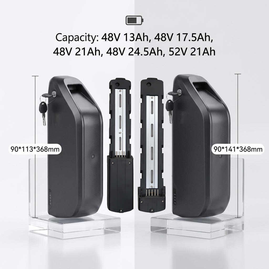 Ebike Battery 48V 20Ah Hailong - Batterie de vélo électrique Hailong 48