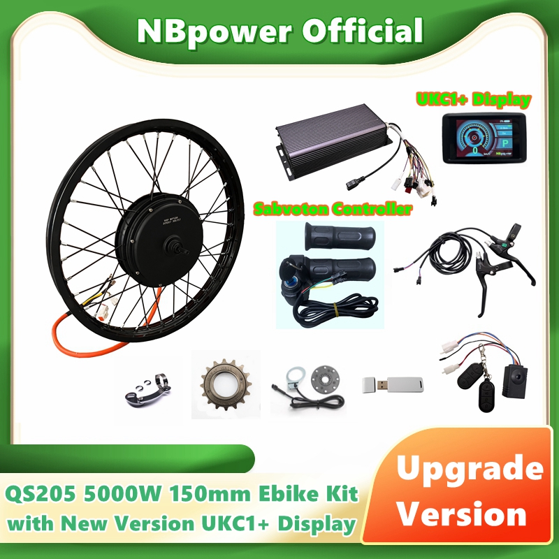 72V 5000W Hub Motor Kit - NBpower/QS205 5000W V3 150mm moteur de