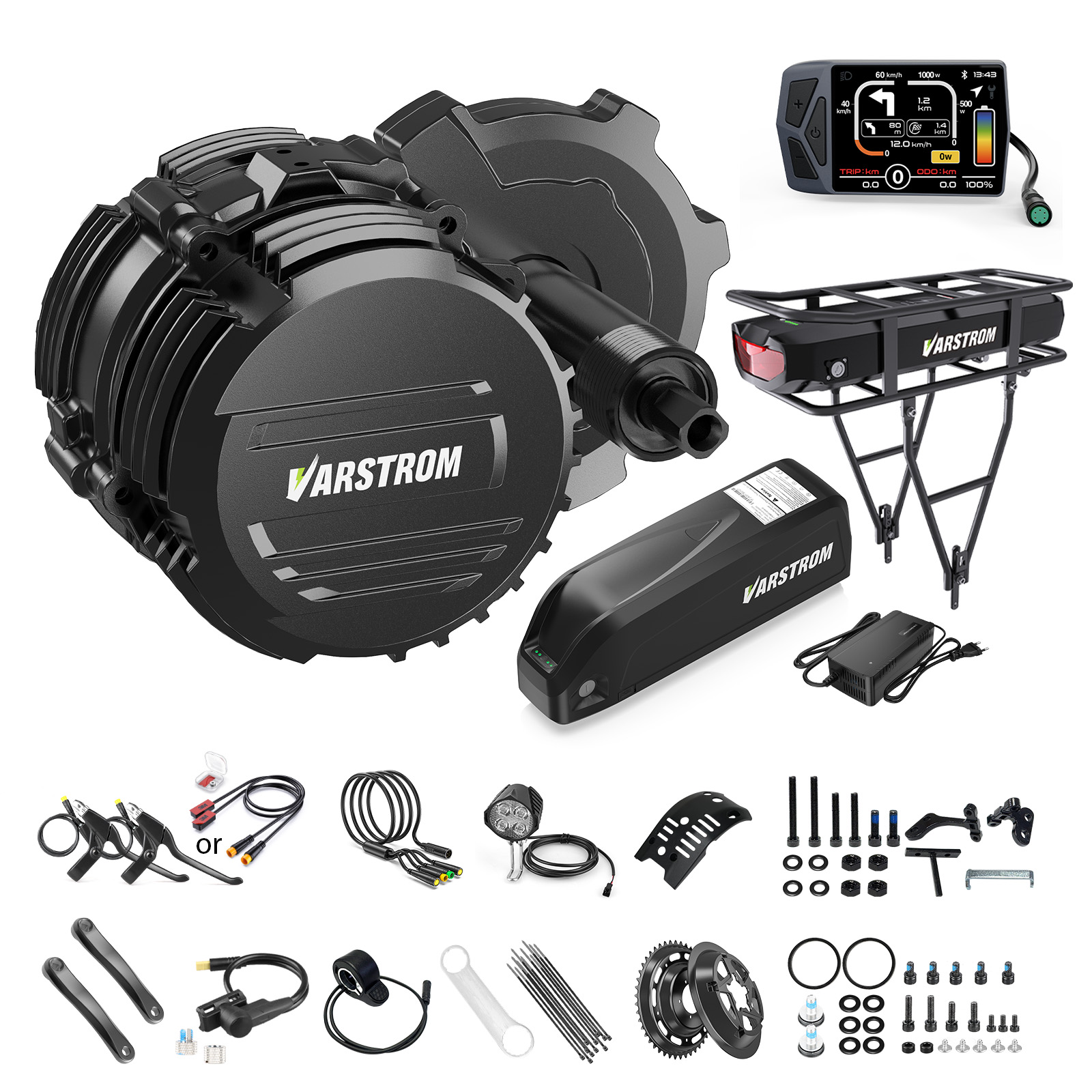 Tongsheng Tsdz2B Mid Drive Motor - [STOCK US] Kit moteur central Varstrom