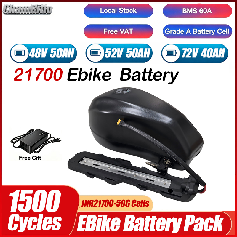 Electric Bicycle Battery 72V 30Ah - Batterie de réservoir de carburant pour