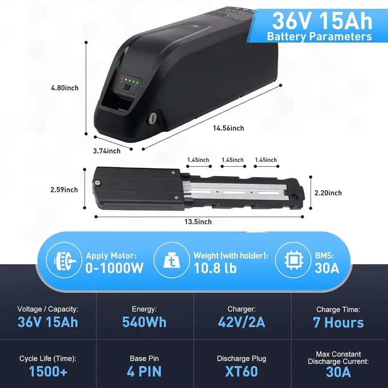 Batterie Hailong pour vélo éle - Ebike Battery 48V 20Ah Hailong avis et prix