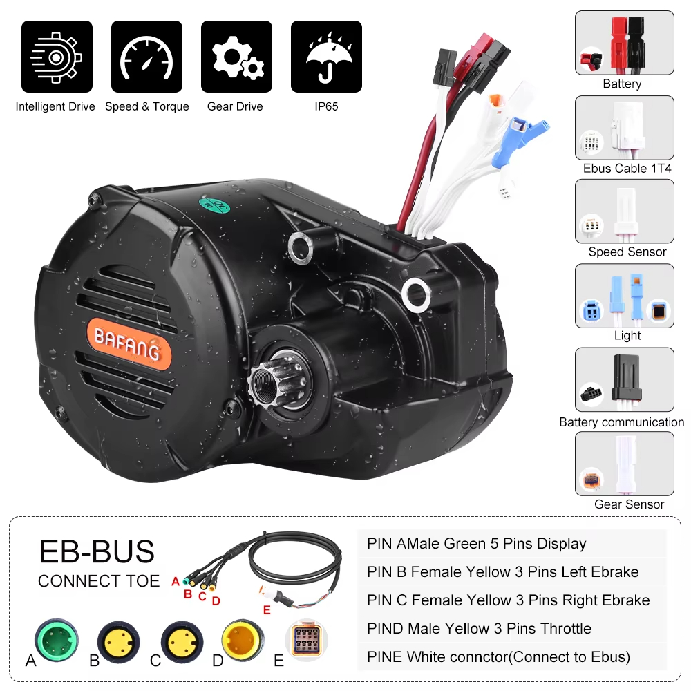 Bafang M620 G510 48V 52V 1000W - Mid Drive Motor Kit 52V 1000W avis et prix