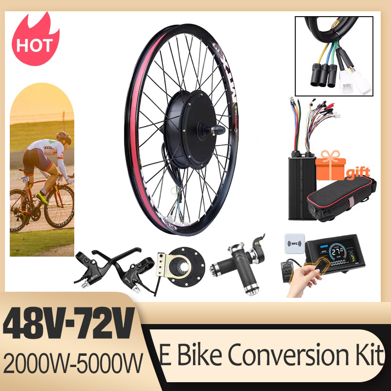 Kit de conversion de vélo élec - 72V 5000W Hub Motor Kit avis et prix