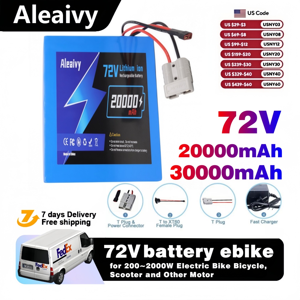 Expédié depuis les États-Unis, - Electric Bicycle Battery 72V 30Ah avis et prix