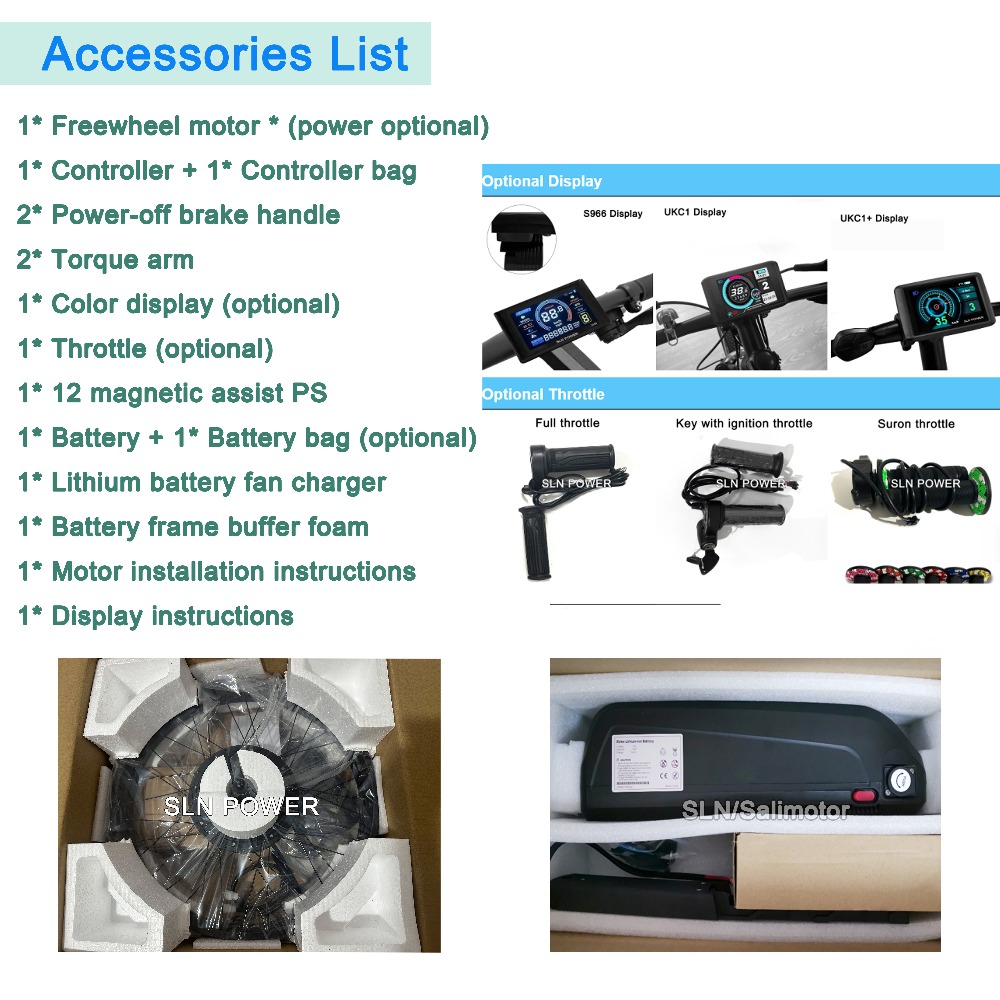 Kit de conversion de vélo élec - Ebike Conversion Kit 72V 3000W avis et prix