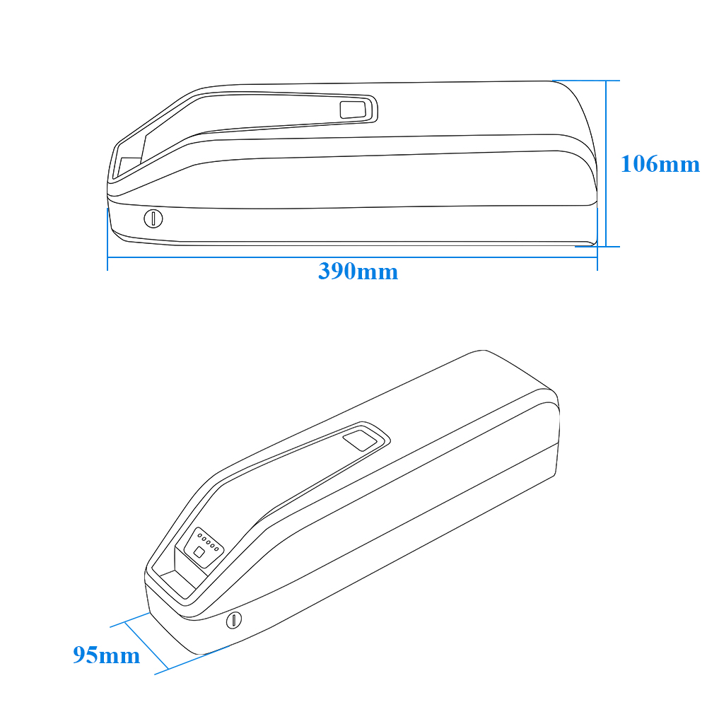 Nouvelle batterie de vélo élec - Ebike Battery 48V 20Ah Hailong avis et prix
