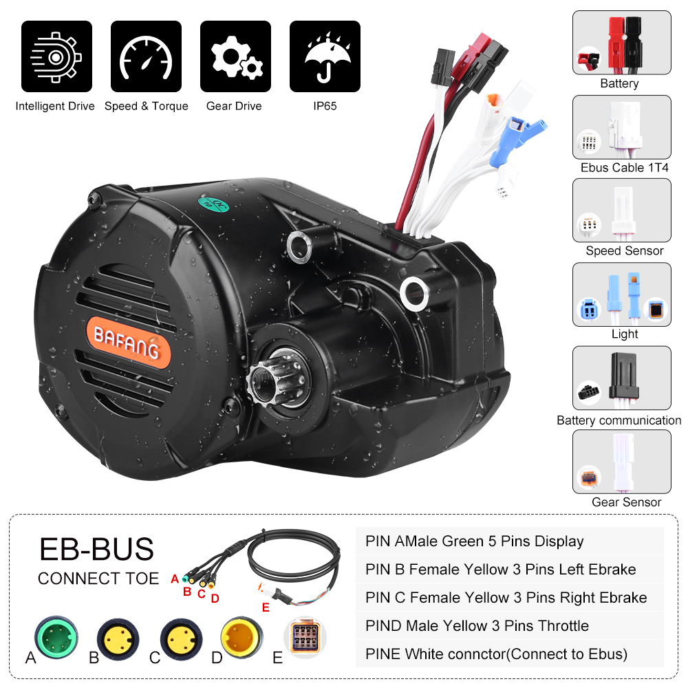 Kit de conversion pour vélo ca - Mid Drive Motor Kit 52V 1000W avis et prix