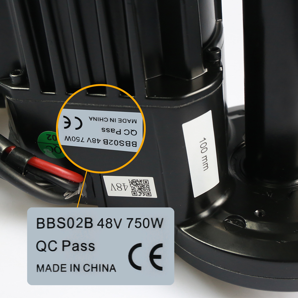 8 pièces 36V 250W autocollant  - Bafang Bbs02B 48V 750W Mid Drive Kit avis et prix