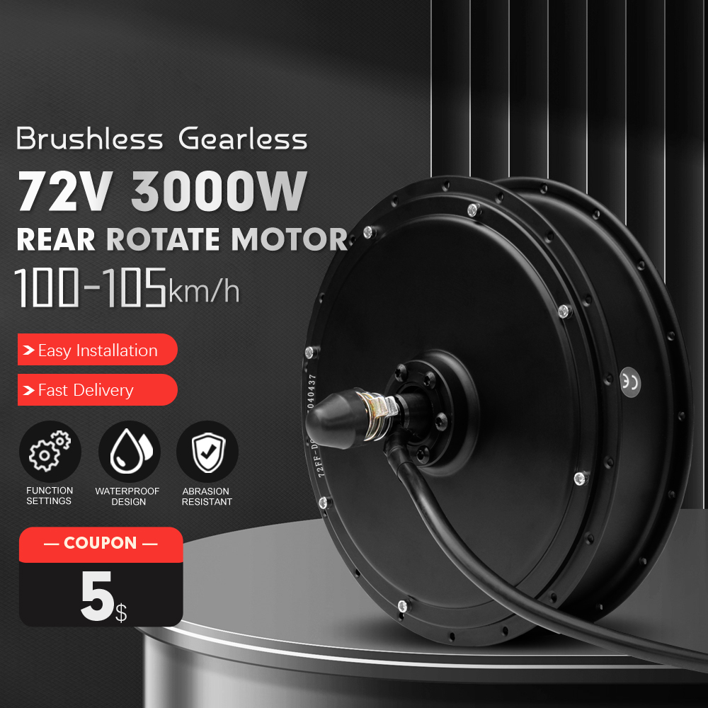 Moteur de vélo électrique 72V  - Ebike Conversion Kit 72V 3000W avis et prix