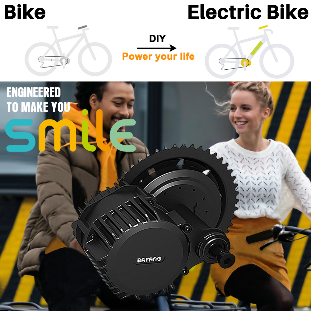 Kits de conversion de vélo éle - Mid Drive Motor Kit 52V 1000W avis et prix