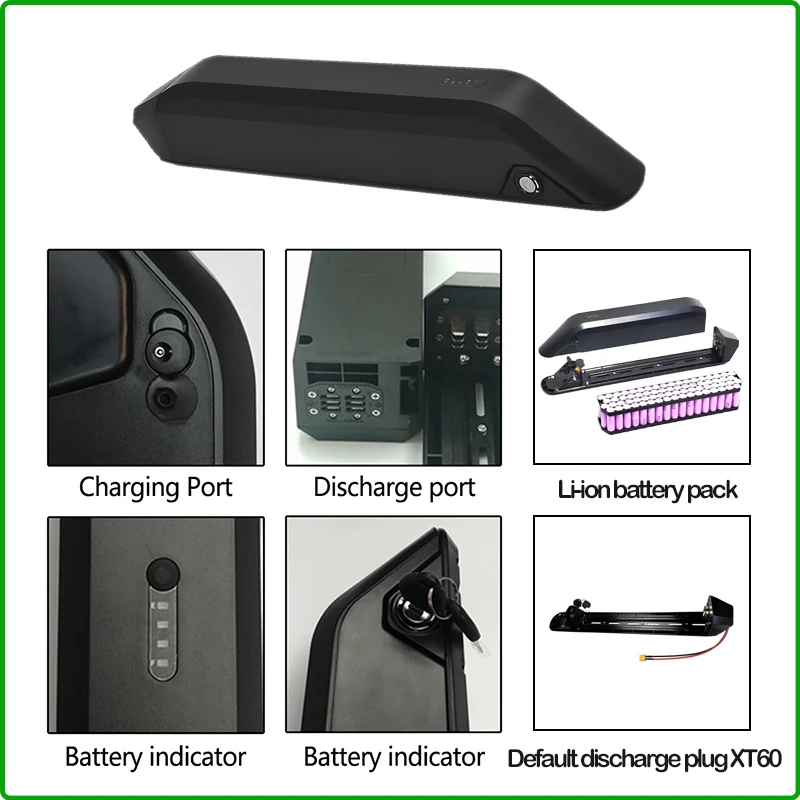 Batterie de vélo électrique or - Ebike Battery 48V 20Ah Hailong avis et prix