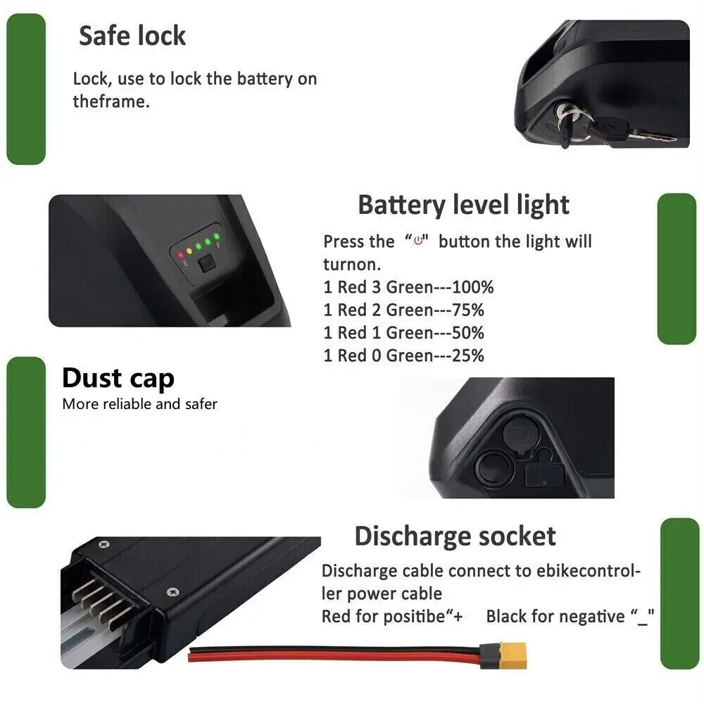 Batterie de vélo électrique Ha - Ebike Battery 48V 20Ah Hailong avis et prix