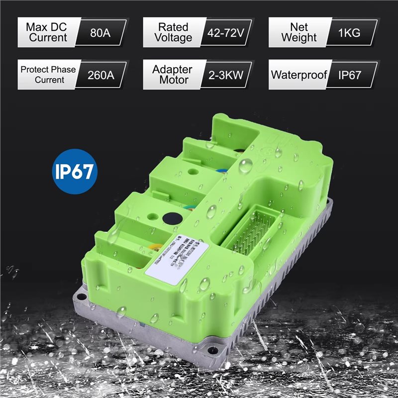 Contrôleur à Onde Sinusoïdale  - Sine Wave Controller 48V 72V 80A avis et prix